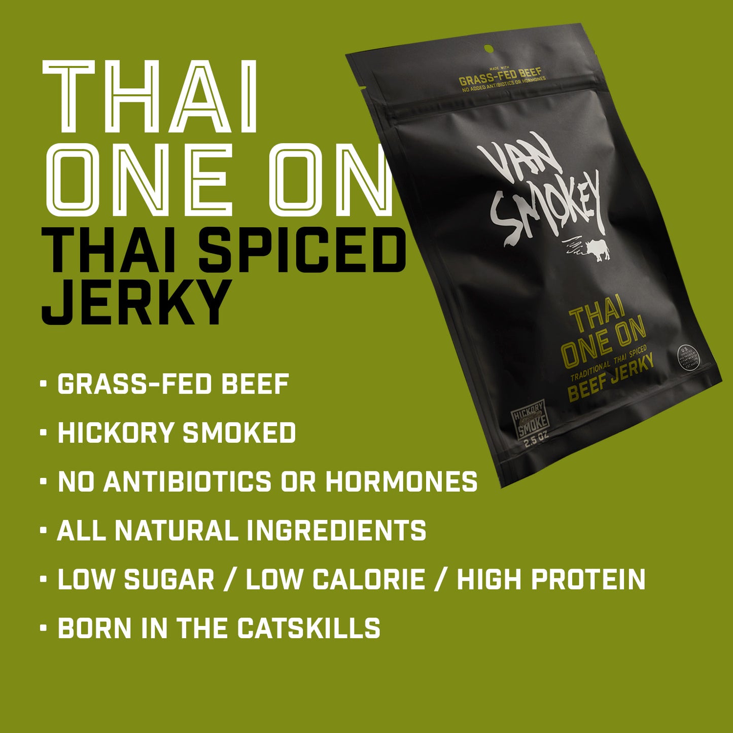 Van Smokey Thai One On Beef Jerky