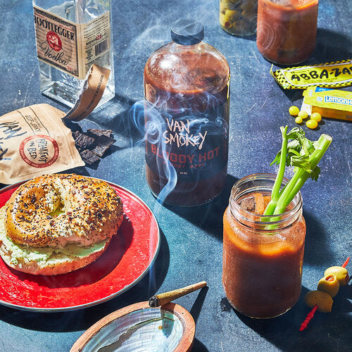 Smoked Bloody Mary Mixer. Spicy. Small-batch. Catskills, New York