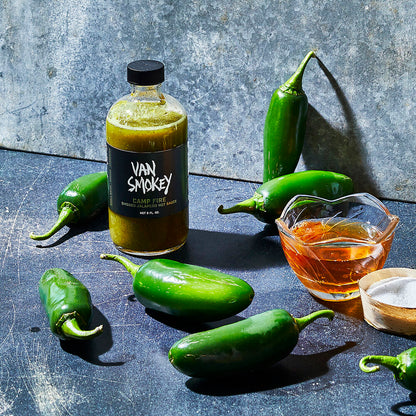 Smoked Jalapeno Hot Sauce. Everyday hot sauce. Small-batch. Catskills, New York